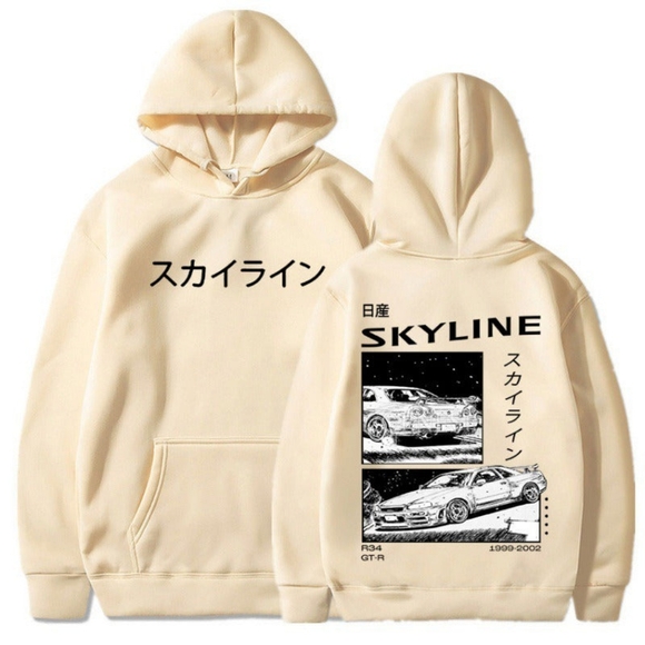 Initial D Anime AE86 Hoodie - Picture 2 of 2